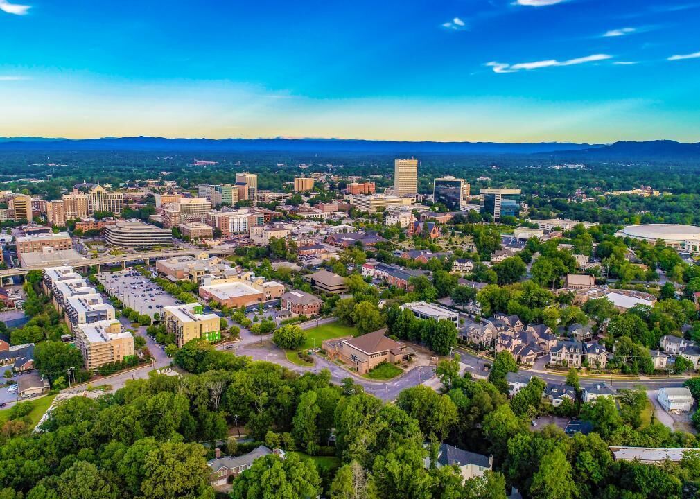 #33. Greenville-Anderson-Mauldin, South Carolina (tie)
